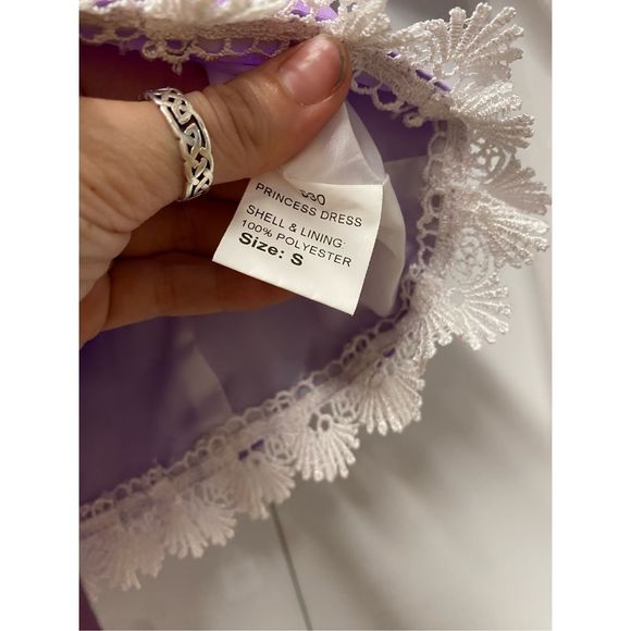 Rapunzel -Tangled Disney Halloween Costume TOP ONLY, Size Small - Picture 3 of 8